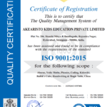 Aristokids ISO certificate